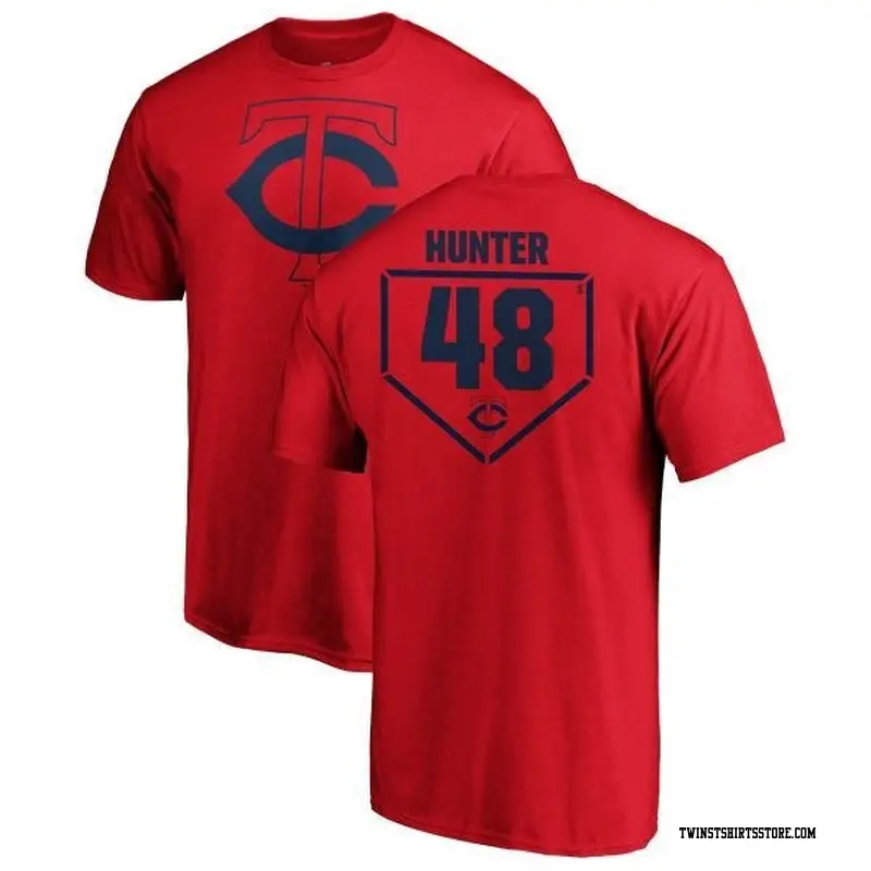 Men's Minnesota Twins ＃48 Torii Hunter Red Branded RBI T-Shirt