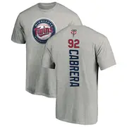 Youth Minnesota Twins ＃92 Genesis Cabrera Ash Backer T-Shirt